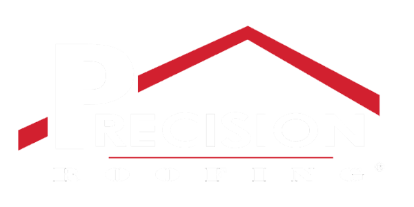 Precision Roofing White Logo